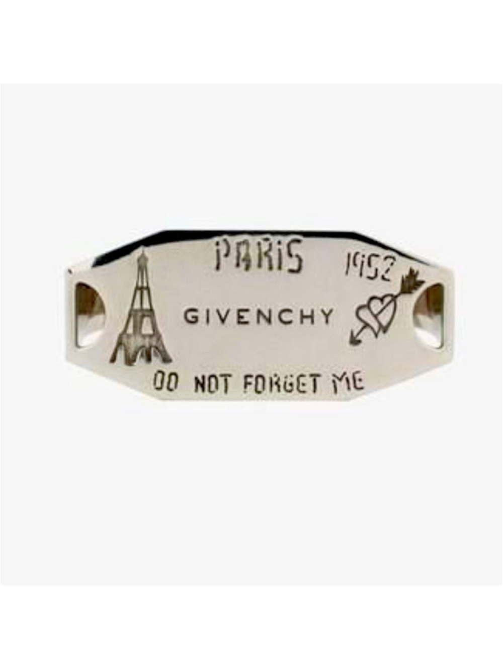 Givenchy Silver Parisian Double Finger Ring Super Rare!